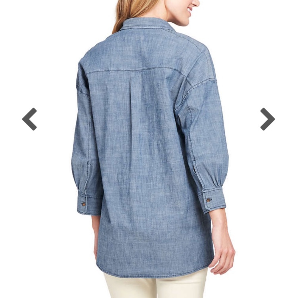 Lands End Chambray Tunic - Picture 2 of 7